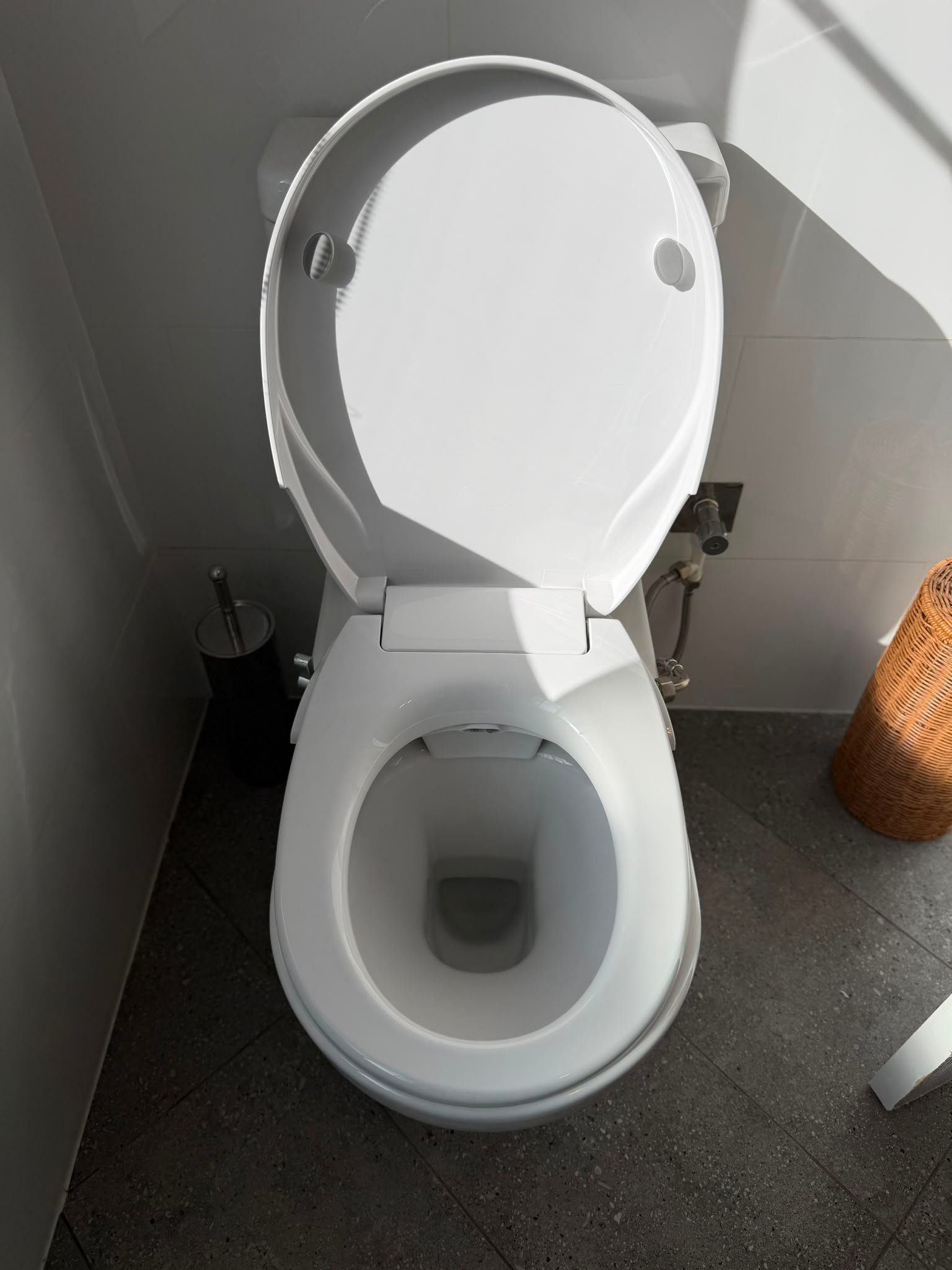 Toilet sanitised
